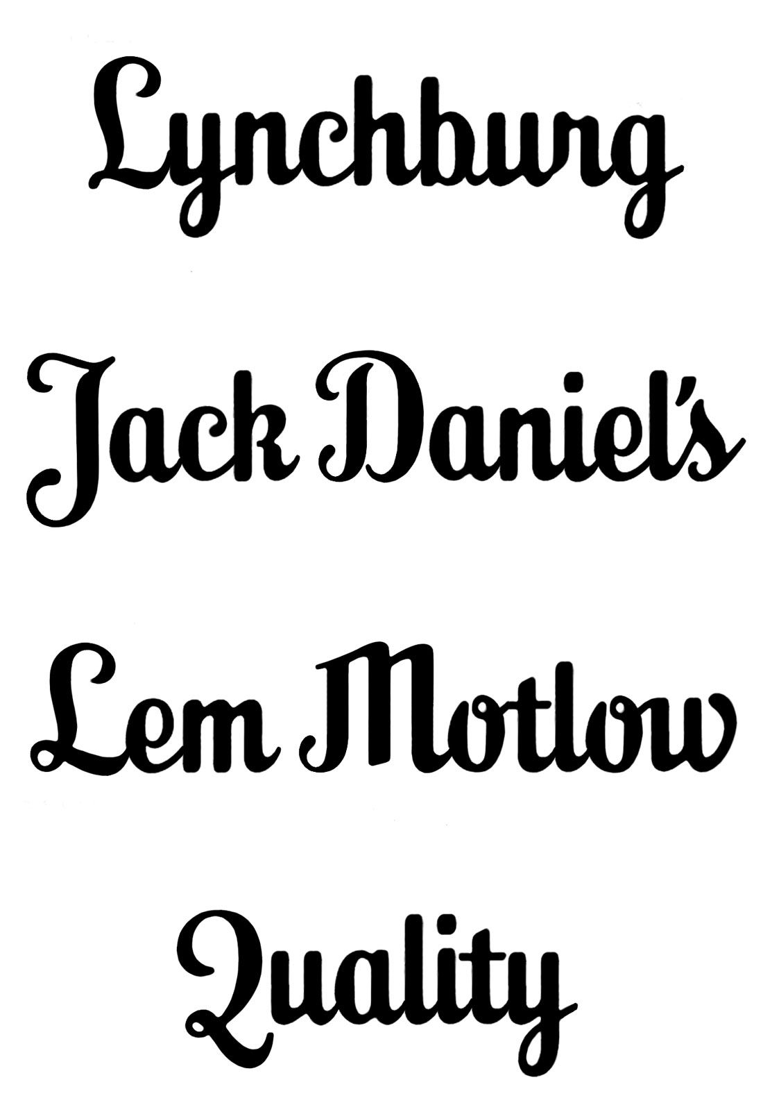 jack daniel font free